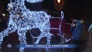 Sinaia, luminată de sărbătoare
