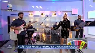 A câștigat marele premiu la ”Roata Norocului”