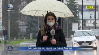 Drumarii au ieșit la deszăpezit