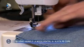 &Icirc;și v&acirc;nd hainele la modă pentru a-i ajuta pe copii