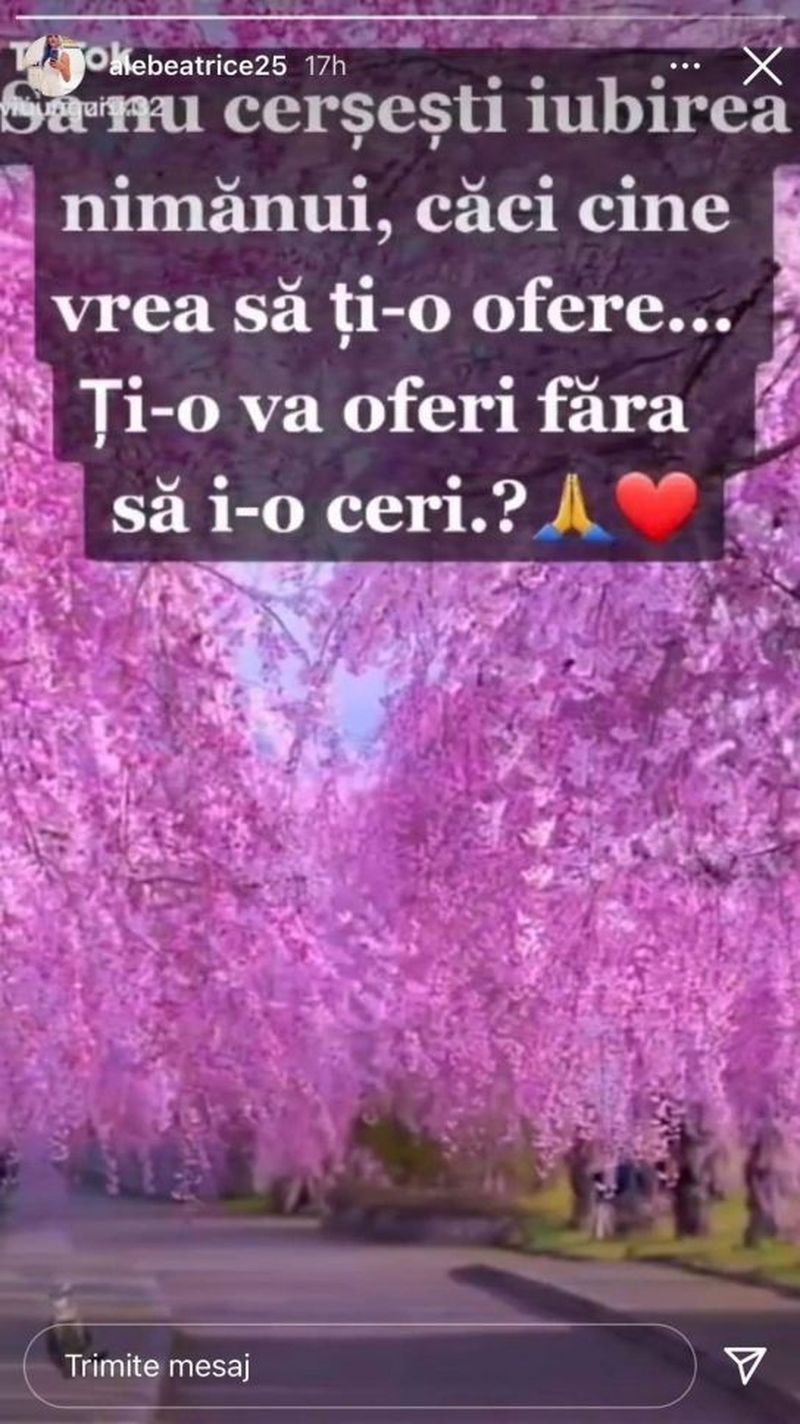 Alexandra și Codruț de la Puterea Dragostei, probleme în paradis la scurt timp după împăcare? Mesajul câștigătoarei sezonului 3, în văzul tuturor: ”Să nu cerșești iubirea nimănui”