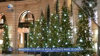 Magazinele celebre de modă, decorate de Crăciun