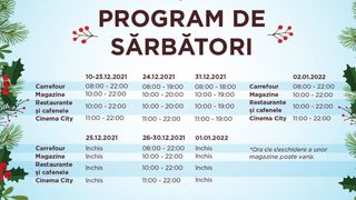 Program Park Lake de sărbători