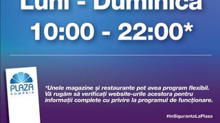 Program Plaza România de sărbători