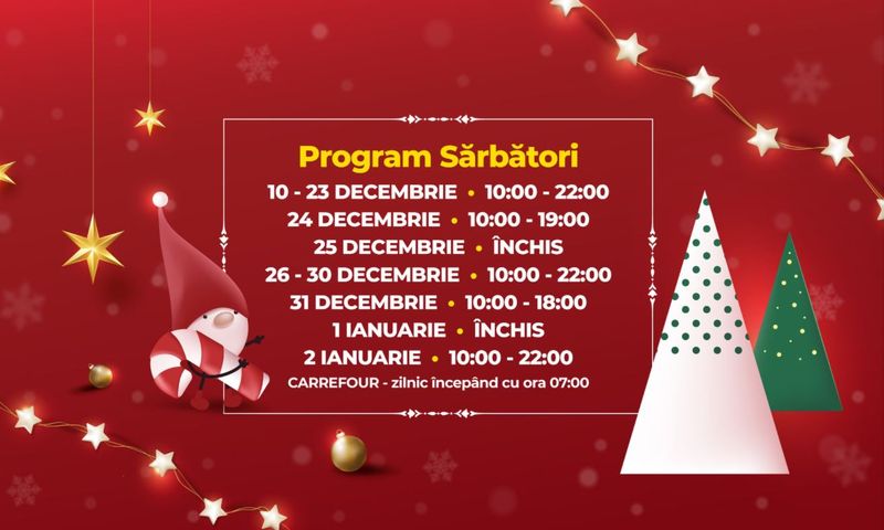 Program Veranda Mall de sărbători