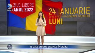 15 zile legale in anul 2022