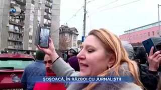 Șoșoacă, în război cu jurnaliștii