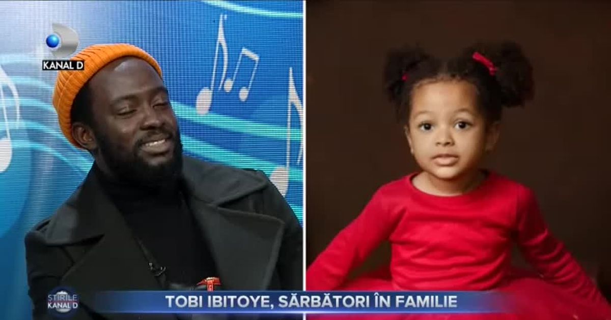 Tobi Ibitoye, sărbători în familie Stirile Kanal D
