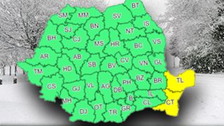 Cod galben de ninsori în România. Județele afectate