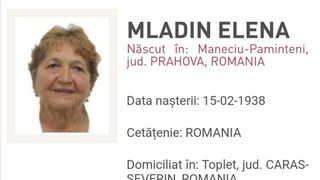 elena mladin este dată &icirc;n urmărire generală