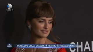 Penelope Cruz, omagiată pentru &icirc;ntreaga carieră