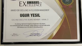 Ugur Yesil, CEO Kanal D, a fost premiat pentru Excelență &icirc;n Management de Televiziune