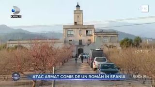 Atac armat comis de un roman in Spania