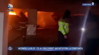 Incendiu la bloc-ce au descoperit anchetatorii la Constanța