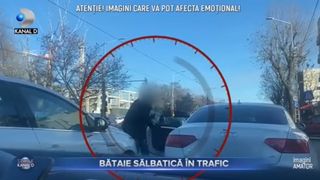 VIDEO | Bătaie sălbatică în trafic, în București