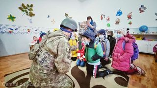 Moş Crăciun-Scafandru este așteptat la Constanța