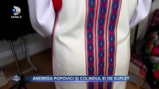 Andreea Popovici și colindul ei de suflet