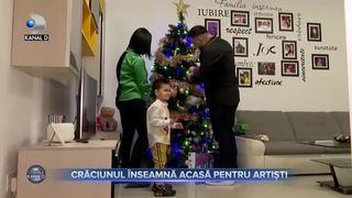 Crăciunul &icirc;nseamnă acasă pentru artiști