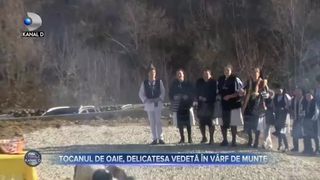 Tocana de oaie, delicatesa vedetă &icirc;n v&acirc;rf de munte