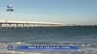 Prima zi de Crăciun pe litoral