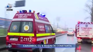 Carambol cu 6 mașini &icirc;n Constanța