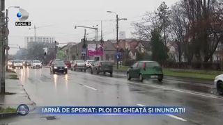 Iarnă de speriat- ploi de gheață și inundații
