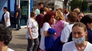 Protest al sindicaliștilor din Sănătate, în Piața Victoriei, la Palatul Cotroceni și la Palatul Parlamentului