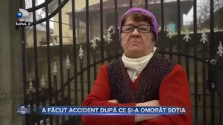A facut accident dupa ce si-a omorat sotia