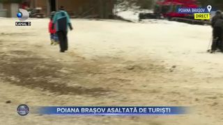 Poiana Brașov asaltată de turiști