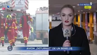 Avion „deturnat” de un bebeluș