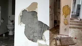 O vilă a fost devastată de mai mulți tineri &icirc;n noaptea de Revelion :&bdquo;Au fost 20-30&hellip; Aveau săbii, macete&rdquo;