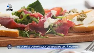 De la mese copioase, la un regim de viață normal