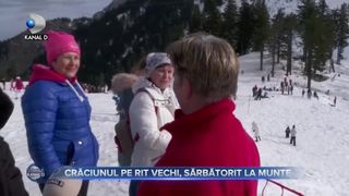 Crăciunul pe rit vechi, sărbătorit la munte