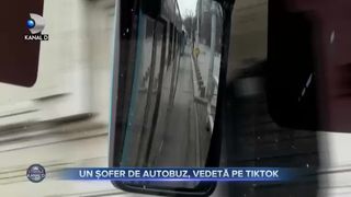 Un șofer de autobuz, vedetă pe TikTok