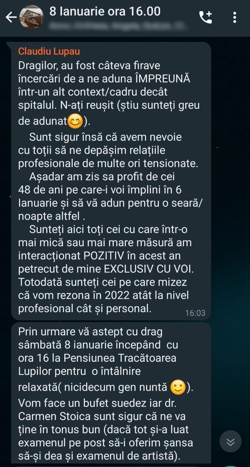 mesaje manager Lupău