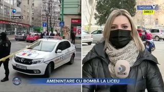 Amenințare cu bomba la liceu