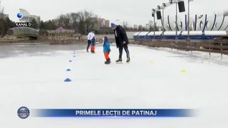 Primele lecții de patinaj