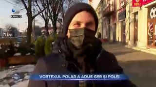 Vortexul polar a adus ger si polei