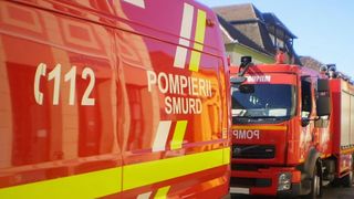 Incendiu la o fabrică de brichete de cocs din comuna Ceptura; 60 de tone de cărbune au fost afectate