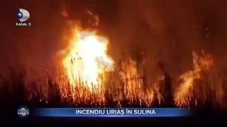 Incendiu uriaș &icirc;n Sulina
