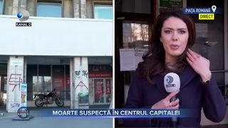 Moarte suspectă în centrul Capitalei