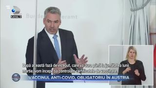 Vaccinul anti-COVID, obligatoriu în Austria