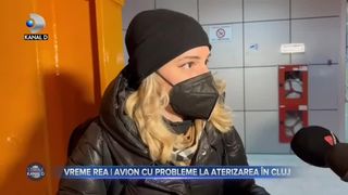 Vreme rea - avion cu probleme la aterizarea &icirc;n Cluj