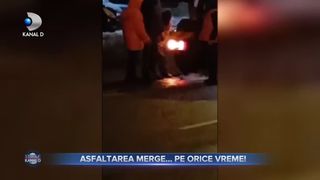 Asfaltarea merge pe orice vreme_
