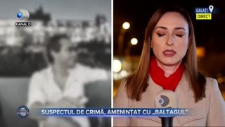 Suspectul de crimă, amenințat cu &bdquo;Baltagul&rdquo;