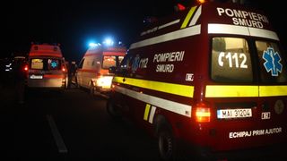 Accident grav pe DN 1. Trei persoane au fost rănite la intrarea în Cristian