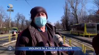 Violențe &icirc;n a treia zi de grevă