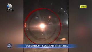 Șofer beat, accident inevitabil