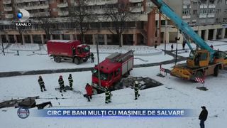 Circ pe bani mulți cu mașinile de salvare
