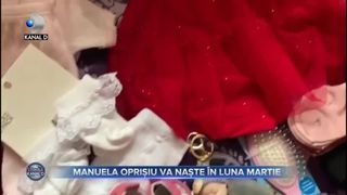 Manuela Oprișiu va fi mămica unei fetițe